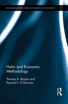 Hardcover Hahn and Economic Methodology Book