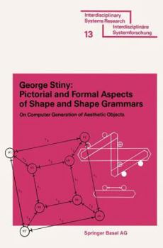 Paperback Pictorial and Formal Aspects of Shape and Shape Grammars Book