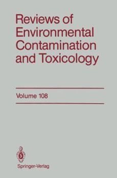 Paperback Reviews of Environmental Contamination and Toxicology Book