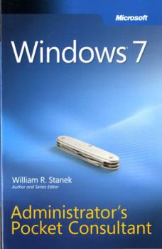 Paperback Windows 7 Administrator's Pocket Consultant Book
