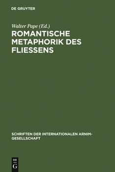 Hardcover Romantische Metaphorik des Fließens [German] Book