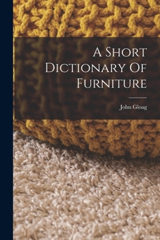 Paperback A Short Dictionary Of Furniture Book