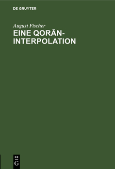 Hardcover Eine Qor&#257;n-Interpolation [German] Book