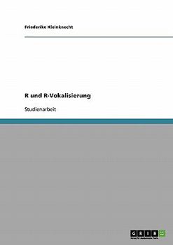 Paperback R und R-Vokalisierung [German] Book