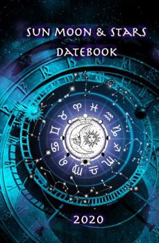 2020 Sun Moon & Stars Datebook - Weekly Planner with Coloring