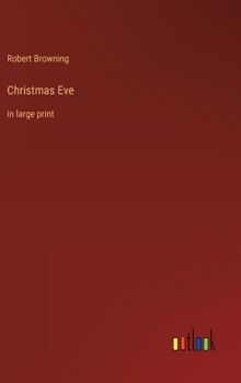 Hardcover Christmas Eve: in large print Book