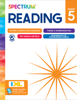 Spectrum Grade 5 Reading Workbook, Reading Comprehension Grade 5, 5th Grade Reading Books With Nonfiction and Fiction Passages & More, 5th Grade Workbooks