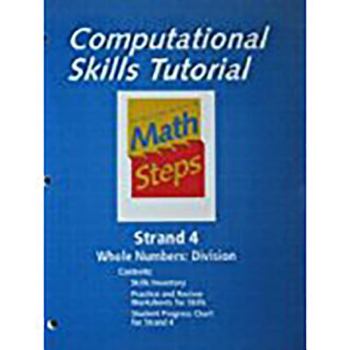Hardcover Houghton Mifflin Math Steps: Skills Kit Workbook 4 Grades 3-7 Book
