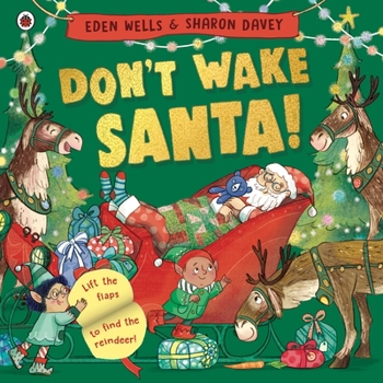 Paperback Don't Wake Santa: A lift-the-flap Christmas book