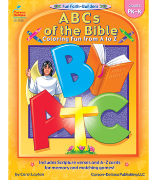 Paperback ABCs of the Bible: Coloring Fun from A to Z Book