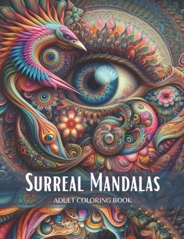 Paperback Surreal Mandalas Adult Coloring Book: Revealing Imaginary Realms, Mindful Relaxation and Artistic Exploration for Adults Book