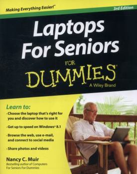 Paperback Laptops for Seniors for Dummies Book