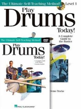 Hardcover Play Drums Today! Beginner's Pack: Book/CD/DVD Pack Book
