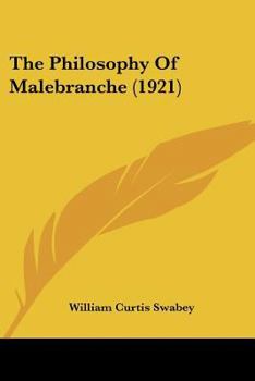 Paperback The Philosophy Of Malebranche (1921) Book