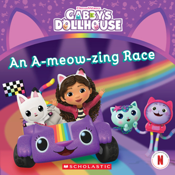 Paperback The A-Meow-Zing Race (Gabby's Dollhouse 8 X 8 #11) Book