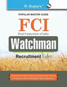 Paperback Fci: Watchman Exam Guide Book