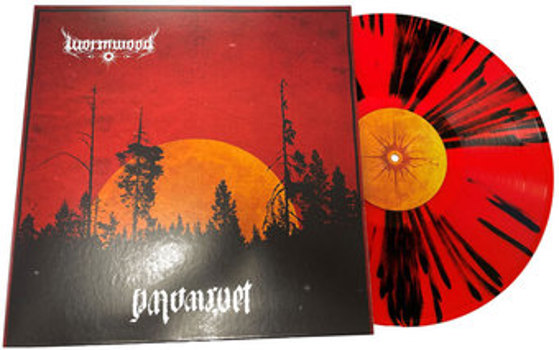 Vinyl Nattarvet   Red/Black Splatter Book