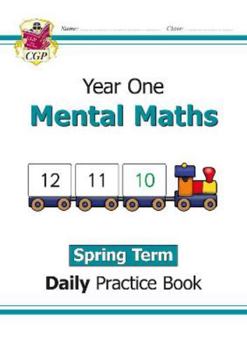Paperback New KS1 Mental Maths Daily Practice Book: Year 1 - Spring Term (CGP KS1 Maths) Book