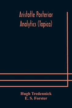 Paperback Aristotle Posterior Analytics (Topica) Book
