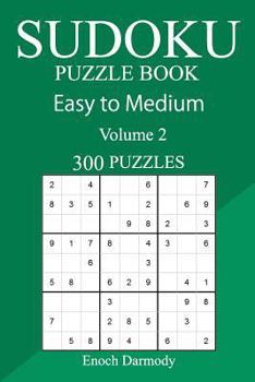 Paperback 300 Easy to Medium Sudoku Puzzle Book