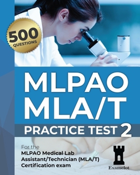 Paperback MLPAO MLA/T Certification Exam: Practice Test 2 Book