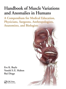 Paperback Handbook of Muscle Variations and Anomalies in Humans: A Compendium for Medical Education, Physicians, Surgeons, Anthropologists, Anatomists, and Biol Book