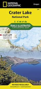 Loose Leaf Crater Lake National Park Map Book