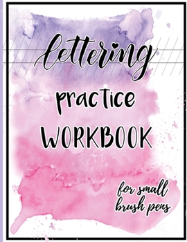 Paperback Lettering practice workbook for small brush pens Book