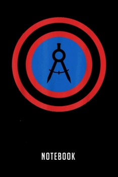 Notebook: Captain compass pencil architect architecture gift  notebook|6x9(100 pages)Blank Lined Paperback Journal For Student|Architect Notebook for ... Jounal|Architect Gifts| Composition Notebook