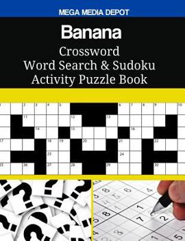 Paperback Banana Crossword Word Search & Sudoku Activity Puzzle Book