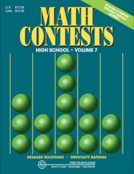 Paperback Math Contests For High School: High School: School Years: 2011-2012 Through 2015-2016 (Math Contests - High School) Book