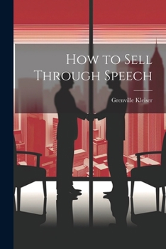 Paperback How to Sell Through Speech Book