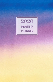 Paperback 2020 Monthly Planner: Portable. Month on 2 pages followed by six Notes pages. Monthly layout Includes To-do section. 8.5"x 5.5". Fits in pur Book