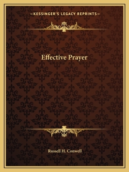 Effective Prayer