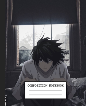 Notebook: Anime Death Note Soft Glossy Cover Graph Paper Pages Book 7.5 x 9.25 Inches 110 Pages