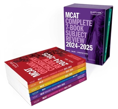 Paperback MCAT Complete 7-Book Subject Review 2024-2025, Set Includes Books, Online Prep, 3 Practice Tests Book