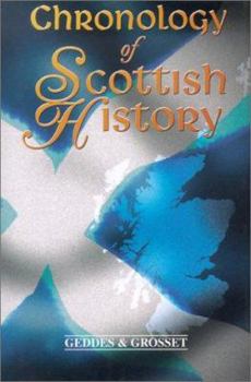 Hardcover Chronology of Scottish History Book