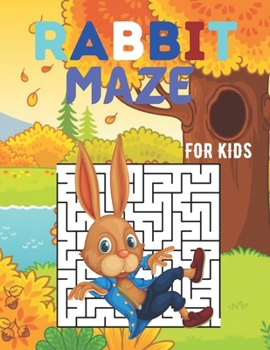 Paperback Rabbit Maze for Kids: A challenging koala fun maze for kids by solving mazes Book