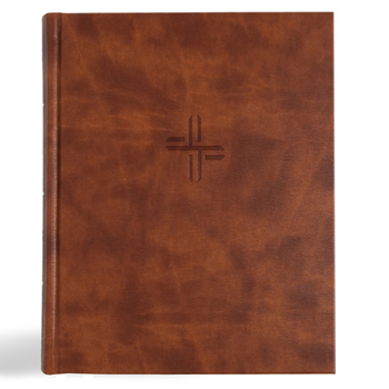Imitation Leather CSB Notetaking Bible, Expanded Reference Edition, Brown Leathertouch Over Board Book