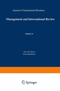 Paperback Management and International Review Book