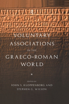 Paperback Voluntary Associations in the Graeco-Roman World Book