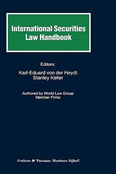 Hardcover International Securities Law Handbook Book