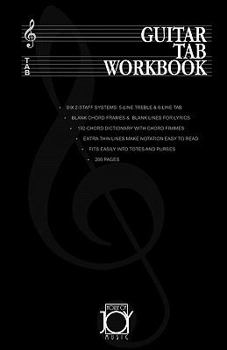 Paperback Guitar Tab Workbook Book