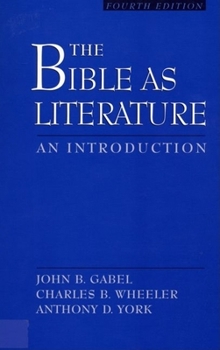 Paperback The Bible as Literature Book