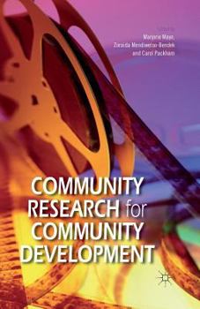 Paperback Community Research for Community Development Book