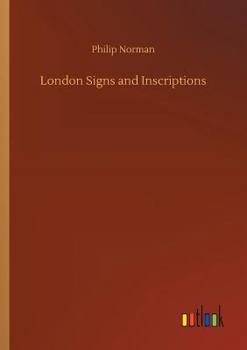 Paperback London Signs and Inscriptions Book