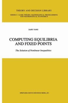 Hardcover Computing Equilibria and Fixed Points Book