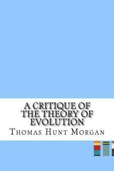 Paperback A Critique of the Theory of Evolution Book