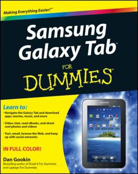Paperback Samsung Galaxy Tab for Dummies Book