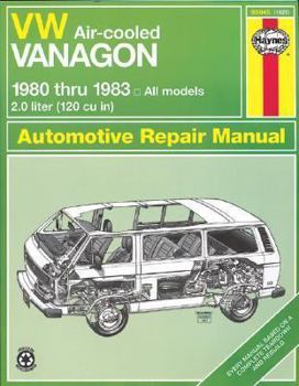 Paperback VW Vanagon (Air-Cooled), 1980-1983 (Haynes Manuals) Book